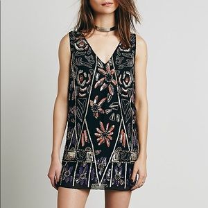 FREE PEOPLE beaded party dress